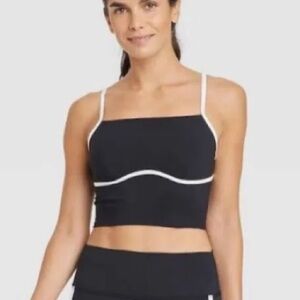 Joylab black and white matching set